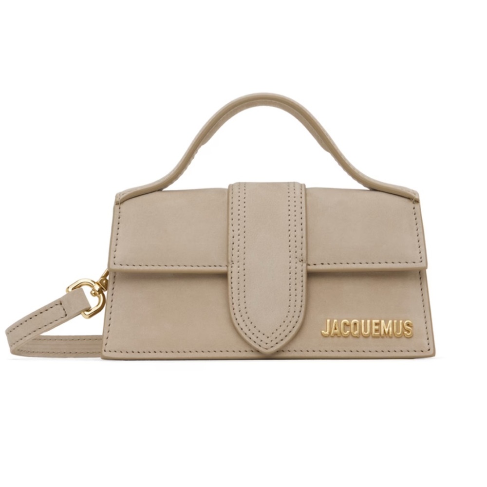 Jacquemus Taupe Le Papier 'Le Bambino' Bag